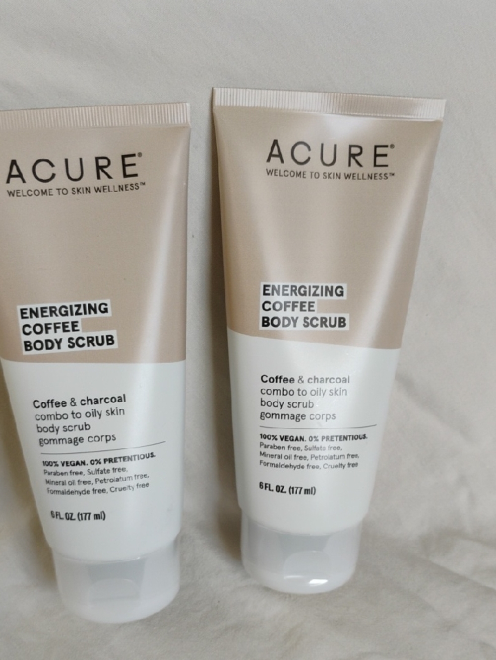 Energizing Coffee Body Scrub 2 By Acure New Sealed Package